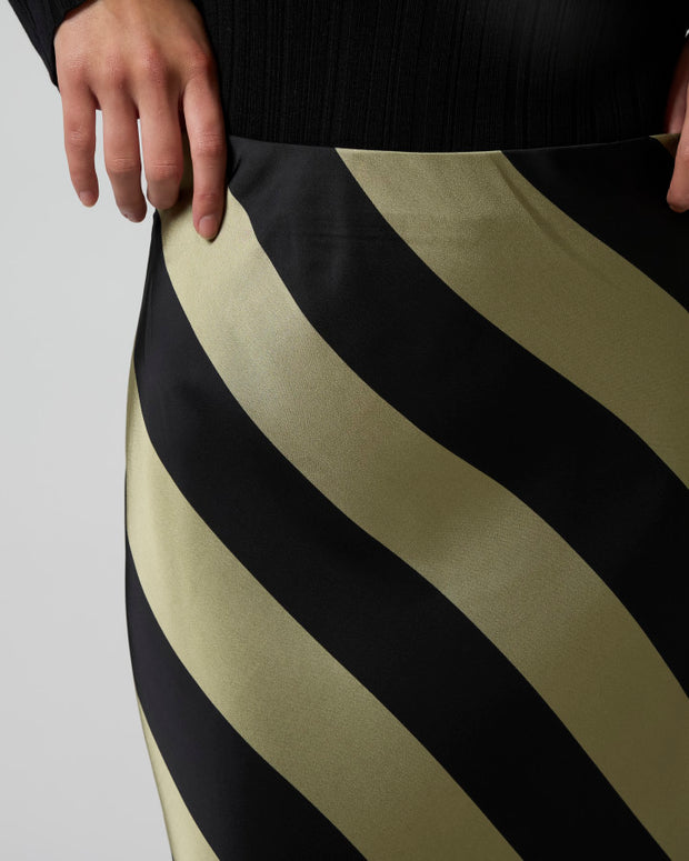Stella + Gemma Liv Skirt - Sage Stripe