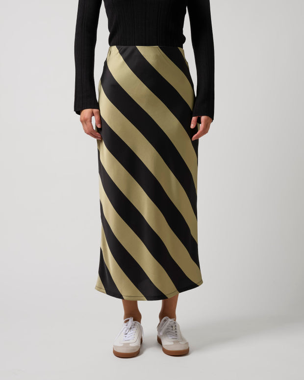 Stella + Gemma Liv Skirt - Sage Stripe