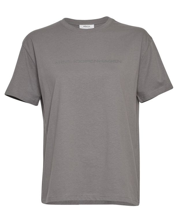 MSCH Liv Organic Logo Tee - Gray