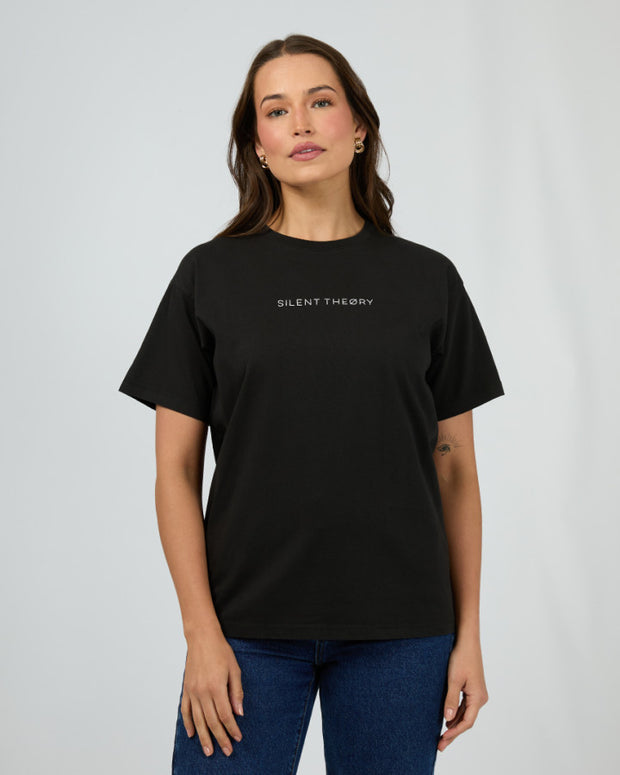 Silent Theory Logo Tee - Black