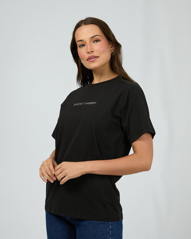 Silent Theory Logo Tee - Black
