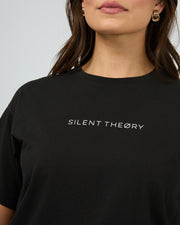 Silent Theory Logo Tee - Black