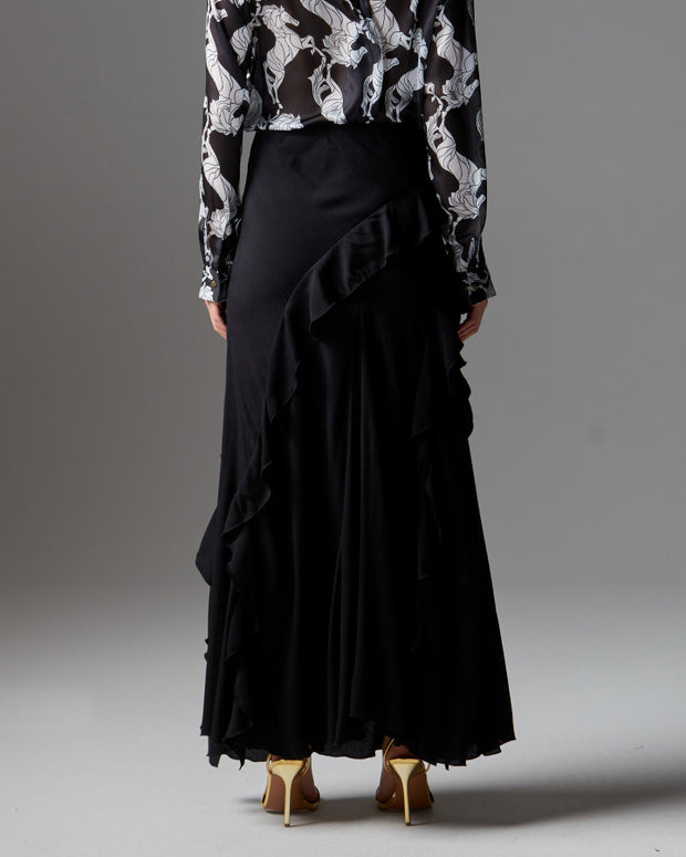 Fate + Becker Loyal Maxi Skirt - Black