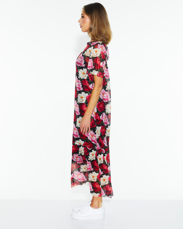 Fate + Becker Lyrical Mesh Dress - Oscar Floral