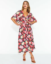 Fate + Becker lyrical Midi Dress - Oscar Floral