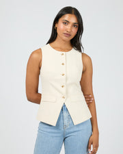 All About Eve Mavis Vest - Natural