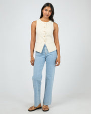 All About Eve Mavis Vest - Natural