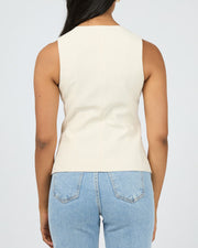 All About Eve Mavis Vest - Natural
