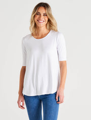 Betty Basics Maya Tee - White