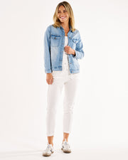 Betty Basics Mayfair Denim Jacket - Vintage Blue