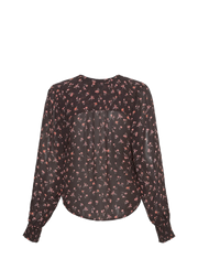 MSCH Evelda Orabella Shirt AOP - Desert Rose