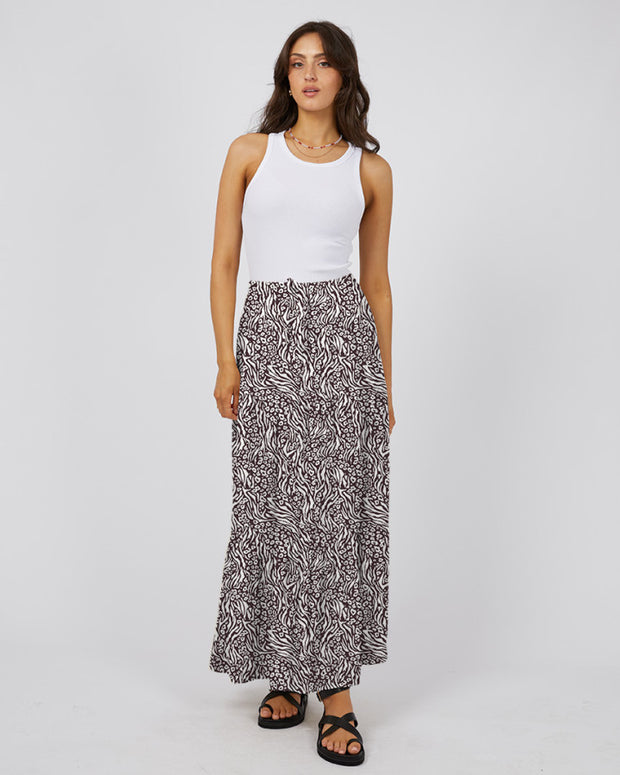 All About Eve Mika Maxi Skirt - Geo Print