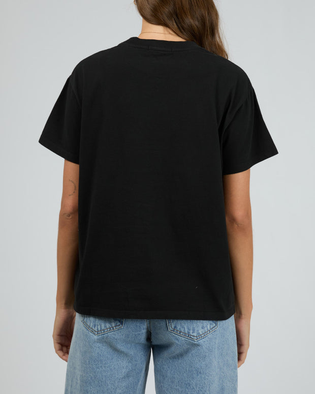 All About Eve Mika Standard Tee - Washed Black