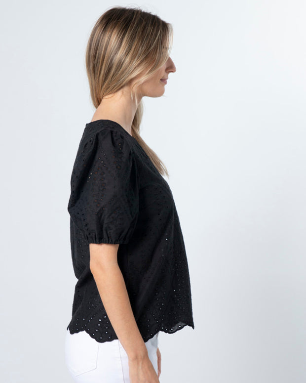 Stella + Gemma Minnie Top - Black