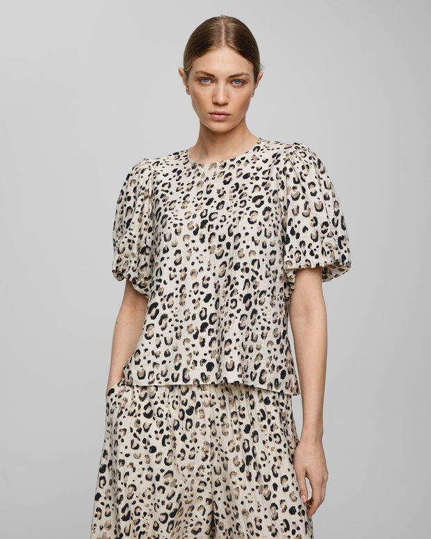 MSCH Alyona Vlora 2/4 Top - Oatmeal Leo