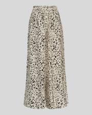 MSCH Alyona Vlora High Waist Pants - Oatmeal Leo