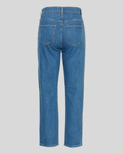 MSCH Edi Ada High Waist Slim Ankle Jeans - Mid Blue Wash