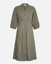 MSCH Jeovana Petronia 3/4 Dress - Mulled Basil