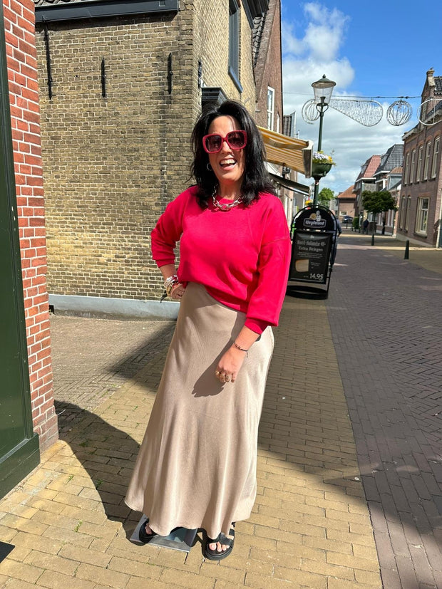 MSCH Ima Q Sweatshirt - Rose Red