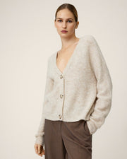 MSCH Hila Hope Cardigan - Oatmeal Melange