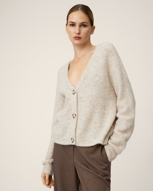 MSCH Hila Hope Cardigan - Oatmeal Melange