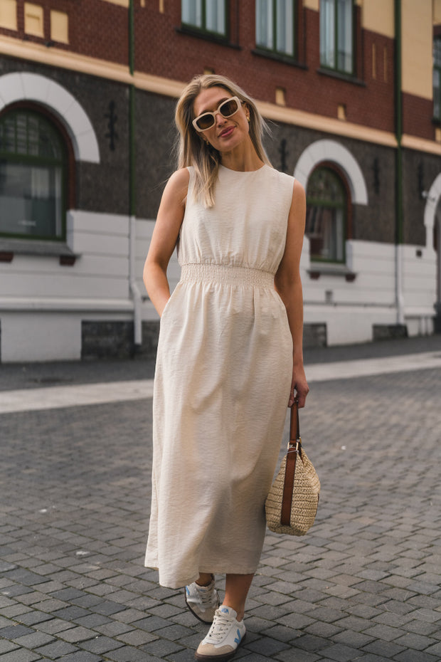 MSCH Disa SL Dress - Sand Melange