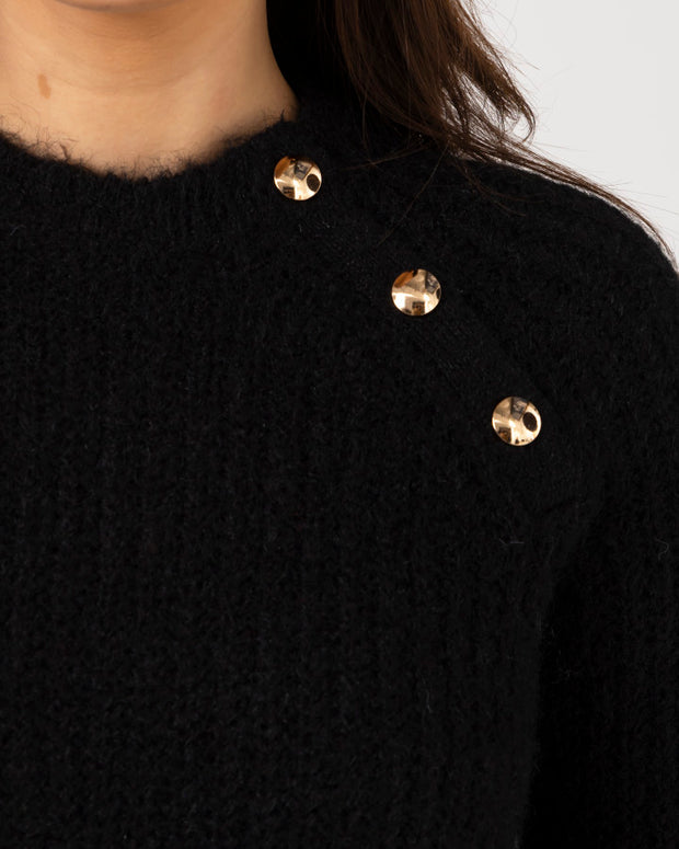 Stella + Gemma Pascal Jumper - Black