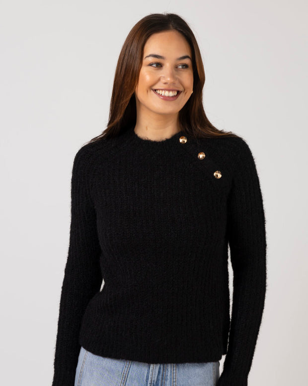 Stella + Gemma Pascal Jumper - Black