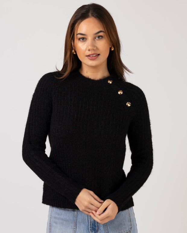 Stella + Gemma Pascal Jumper - Black
