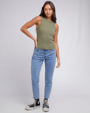 Silent Theory Pia Tank - Khaki