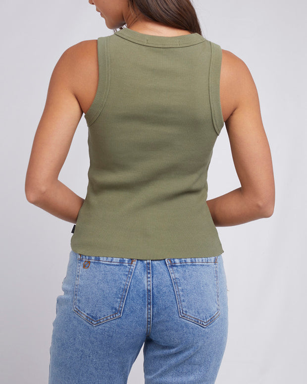 Silent Theory Pia Tank - Khaki