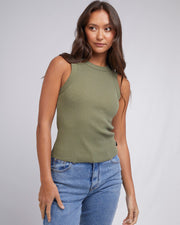 Silent Theory Pia Tank - Khaki