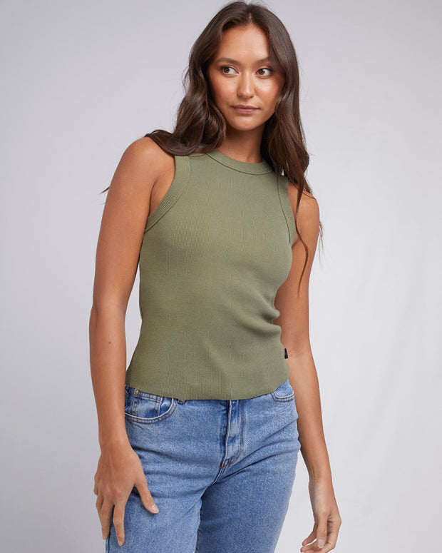 Silent Theory Pia Tank - Khaki