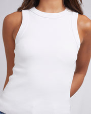 Silent Theory Pia Tank - White