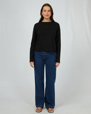 Silent Theory Regular Long Sleeve Tee - Black