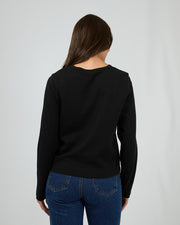 Silent Theory Regular Long Sleeve Tee - Black