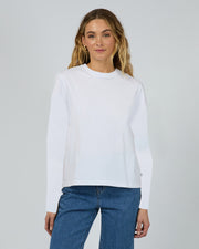 Silent Theory Regular Long Sleeve Tee - White
