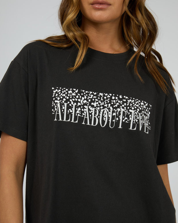 All About Eve Rhi Standard Tee - Black