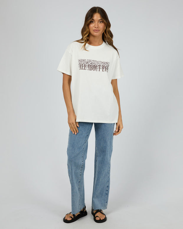 All About Eve Rhi Standard Tee - White