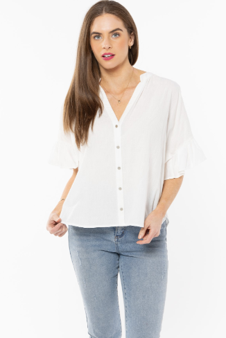 Seeking Lola Riverstone Shirt - White Texture