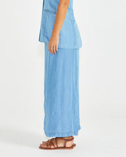 Sass Seville Maxi Skirt - Chambray