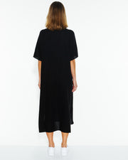 Fate + Becker Statues Shirt Dress - Black