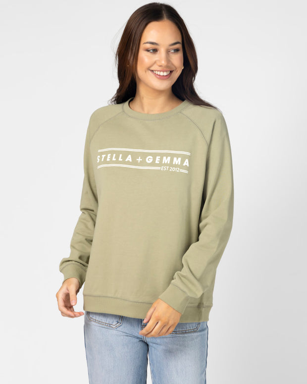 Stella + Gemma Classic Sweater - Mint EST 2012