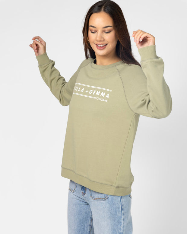 Stella + Gemma Classic Sweater - Mint EST 2012