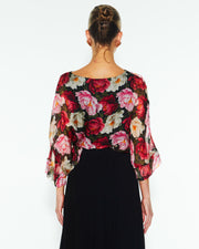 Fate + Becker Sunlight and Shadow Silk Top - Oscar Floral