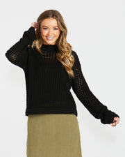 Sass Talullah Knit - Black