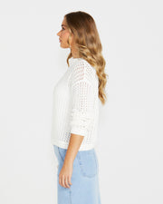 Sass Talullah Knit - White