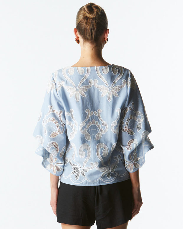 Fate + Becker The Avenue Top - Chambray