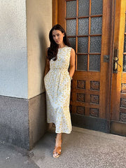 MSCH Falisha SL Dress - Sundress Flower