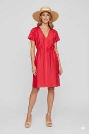 MSCH Dakota SS Dress - RoseRed